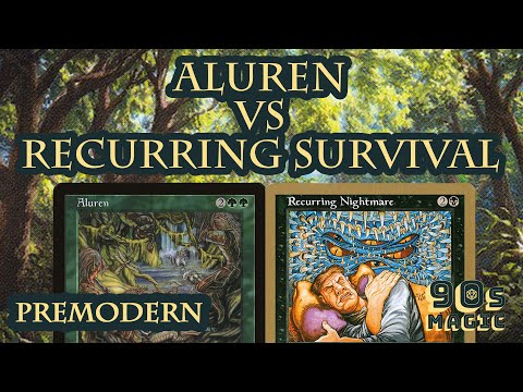 Aluren Combo vs Survival of the Fittest [MTG Premodern]