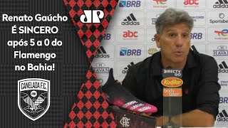 Renato Gaúcho é sincero e revela o que falou no vestiário antes de goleada do Flamengo