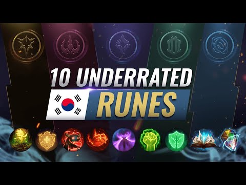 10 EXTREMELY Underrated Builds & Runes ONLY KOREANS ABUSE - League of Legends Season 10