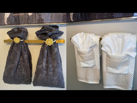 image-How do you show towels in a modern bathroom?