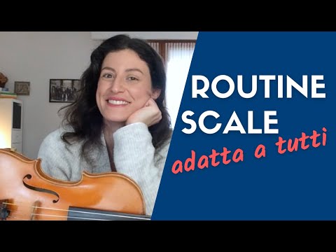 COME STUDIARE LE SCALE - VIOLINO | Routine adatta a tutti