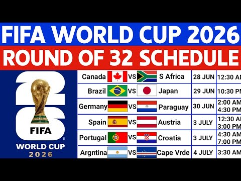Soccer Schedule World Cup