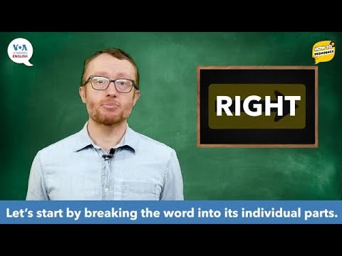 How to Pronounce: Directions - Right
