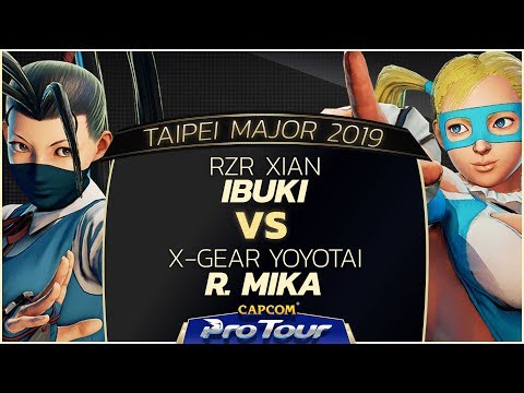 RZR Xian (Ibuki) VS X-Gear YoYoTai (R. Mika) - Loser's Top 8 - Taipei Major 2019 - SFV - CPT2019