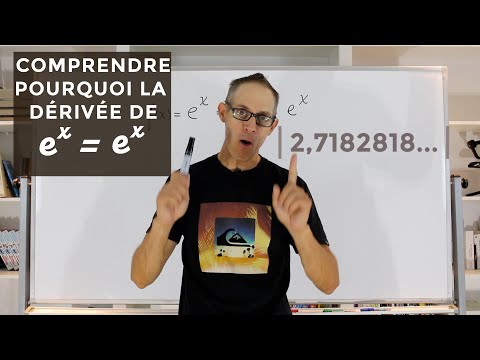 Parce que vous vous êtes toujours demandé pourquoi la dérivée de e^x est e^x ? Voici la raison!