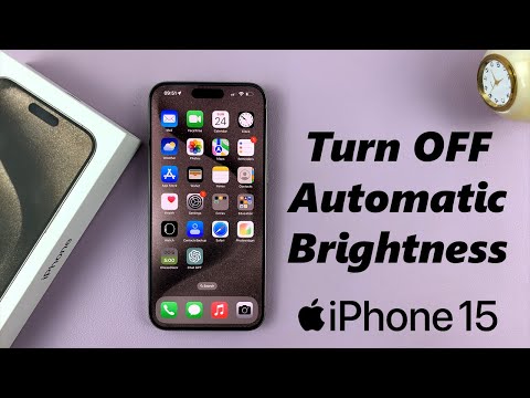 How To Turn OFF Screen Auto Brightness On iPhone 15 & iPhone 15 Pro