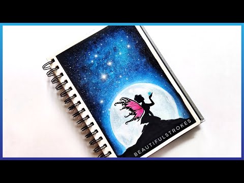 Easy Moonlight Fairy Painting for Beginners