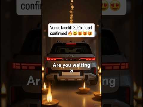 venue facelift 2025🔥diesel 1.5 confirmed🔥diesel lovers#hyundai
