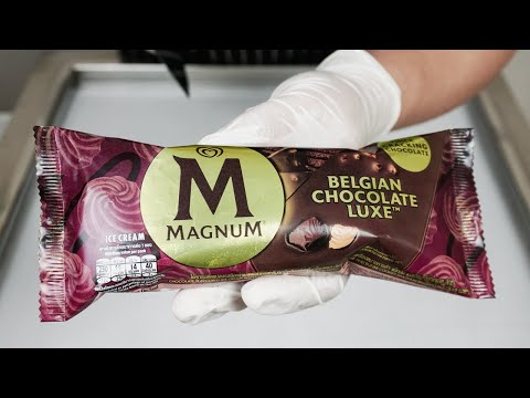 Magnum Ice Cream Hack - ASMR | how to make Magnum Popsicles to Ice Cream Rolls - Food Transformation