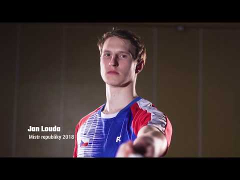 Medailonek Jana Loudy, mistra ČR v badmintonu 2018