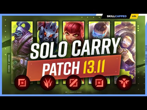 THE NEW BEST SOLO CARRY CHAMPIONS! - PATCH 13.11
