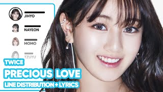 TWICE - Precious Love (소중한 사랑) (Line Distribution with Color-Coded Lyrics)
