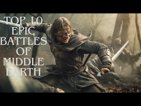 THE TOP 10  EPIC BATTLES OF MIDDLE-EARTH