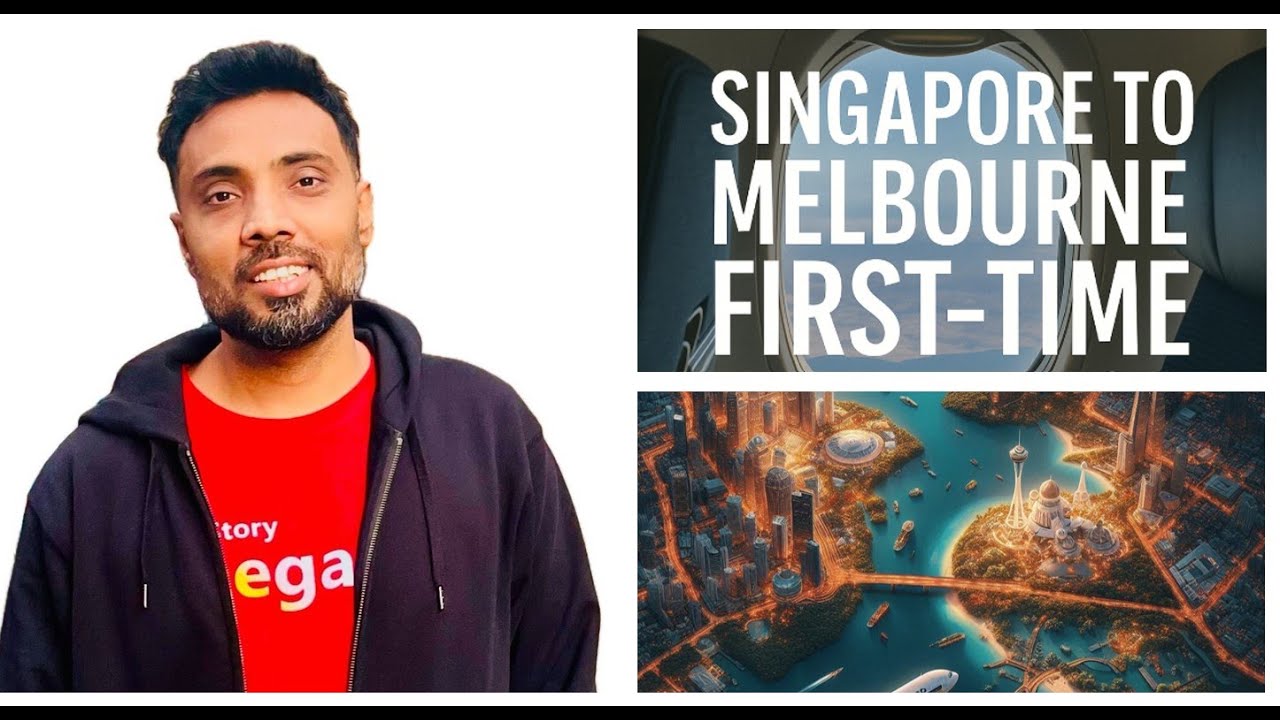 Melbourne First Time Travel Vlog | Singapore to Melbourne Journey | Australia Vlog