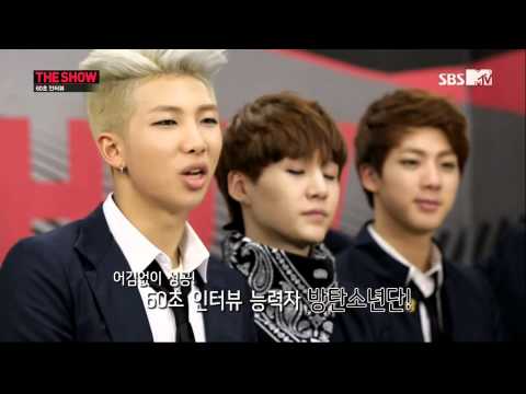 140225 BTS   60 Seconds Interview & Boy In Luv 상남자 & Ending @ SBS MTV The Show 1080P