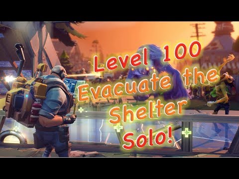 Fortnite Evacuate the Shelter Solo, Level 100 Video