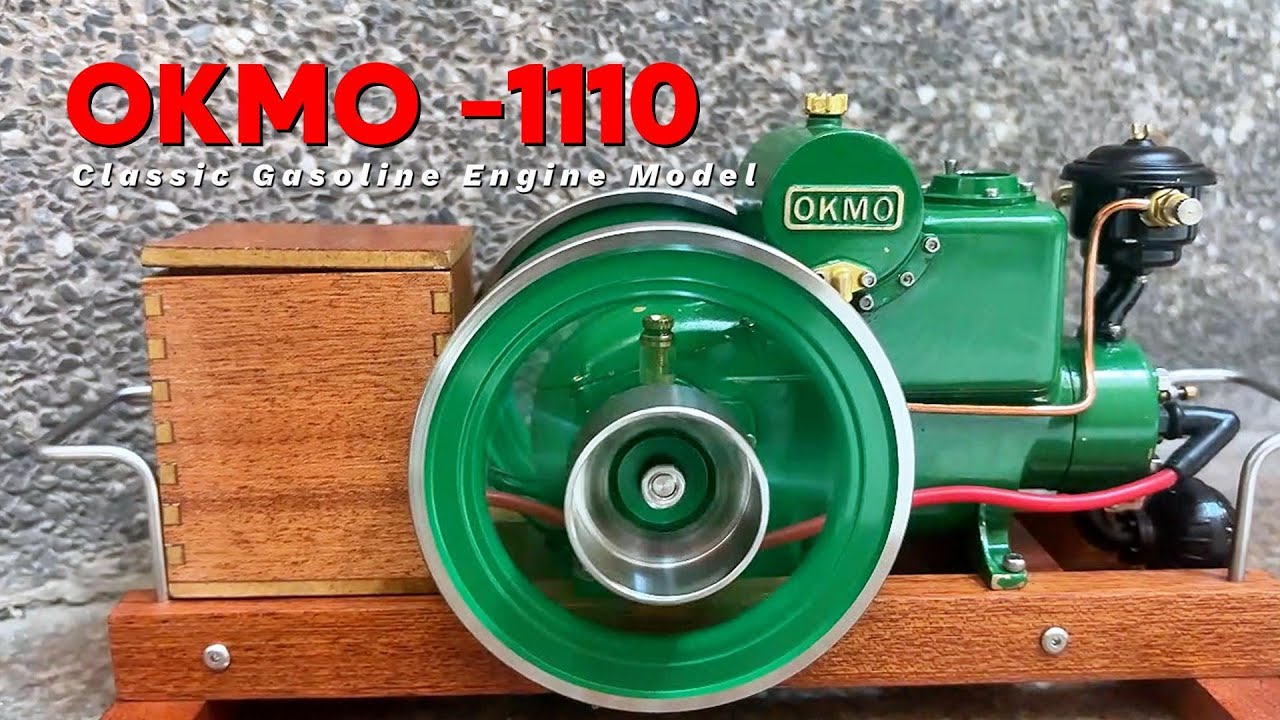 VORTRIXE&OKMO 1110 Miniature Gas 4-Stroke ICE Japanese Style Retro Classic Engine Model