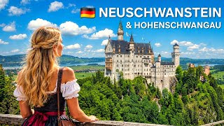 Neuschwanstein, Hohenschwangau Castle & Alp Lake | 4K HDR Walking Tour (Near Mun