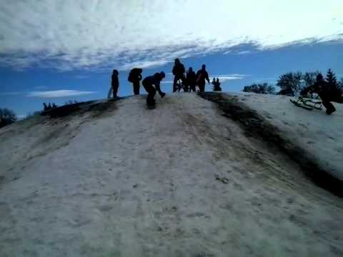 AUSTINPSUX snowboard practice