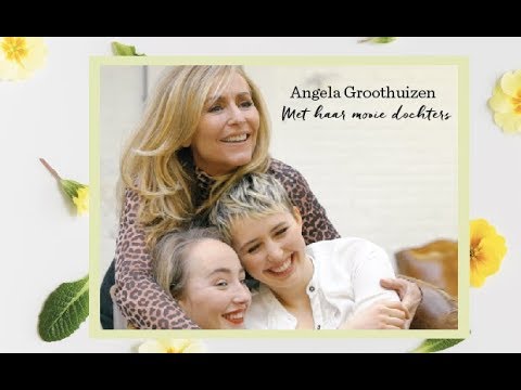 Angela Groothuizen met haar dochters over gierende hormonen