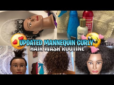 Updated Mannequin Hair Wash Routine + Aftercare❤️💆‍♀️