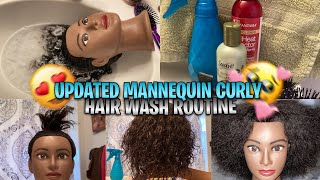 Updated Mannequin Hair Wash Routine + Aftercare❤️💆‍♀️