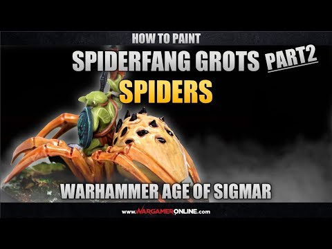 How to Paint Spiderfang Grots- Spiders