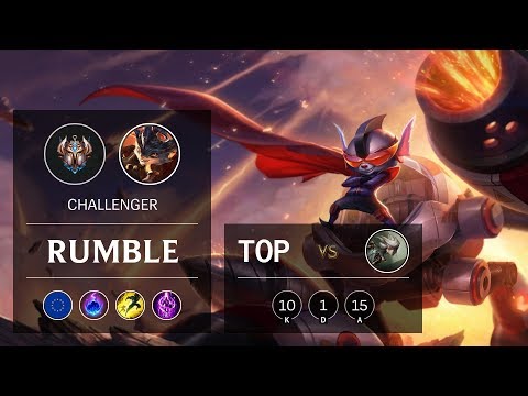 Rumble Top vs Camille - EUW Challenger Patch 9.14