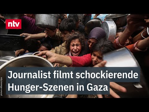 Schockierende Hunger-Szenen in Gaza - Kinder nur Haut und Knochen