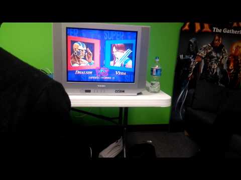 Arcade Xanadu Super SF2 Turbo Grand Finals AfroCole vs Ganelon