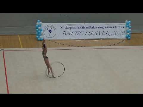 Arina Jevstafjeva hoop Baltic Flowers 2020 Jelgava