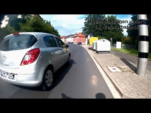 Radfahren in Fulda ist gefährlich - Teil 10 - Fahrrad Dashcam