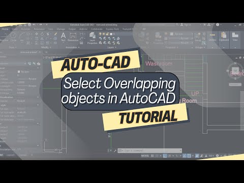 Select overlapping objects in AutoCAD | Selection Cycling