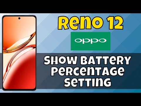 Oppo Reno 12 Show Battery Percentage || Show Battery Percentage Setting
