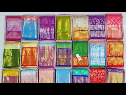 #245 Exclusive kanchipuram bridal silk sarees.