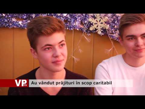 Au vândut prăjituri în scop caritabil