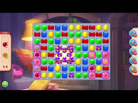 Homescapes Level 1760 - 16 Moves - No Boosters