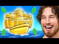 Spending 100 000 To Build ULTIMATE Raft In Roblox