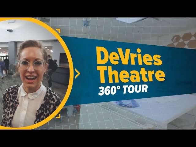 Thumbnail for video titled: DeVries Theatre | 360 Facility Tour