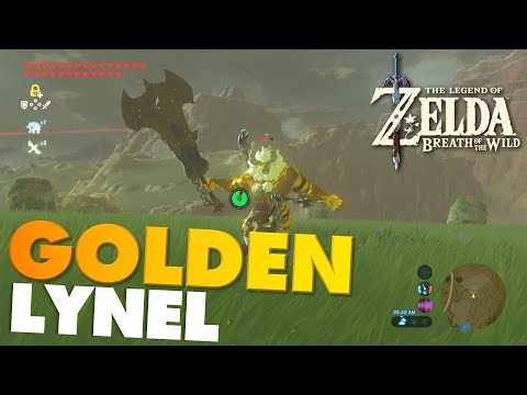 Zelda: Breath of the Wild – Killing a Golden Lynel (Master Mode, No Hits)
