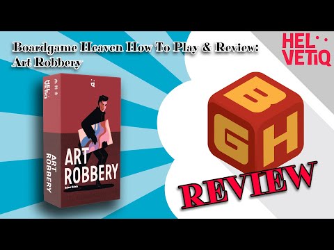 Boardgame Heaven How To Play & Review 161: Art Robbery (Helvetiq)