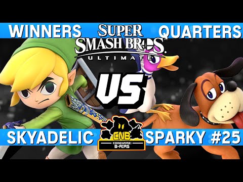 Smash Ultimate Tournament Winners Quarters - Skyadelic (T.Link) vs Sparky #25 (Duck Hunt) - CNB 208