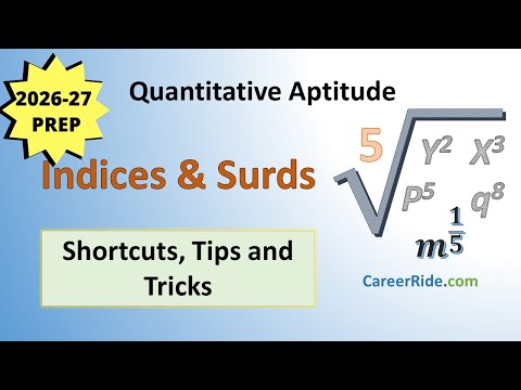 Surds and Indices – Shortcuts & Tricks