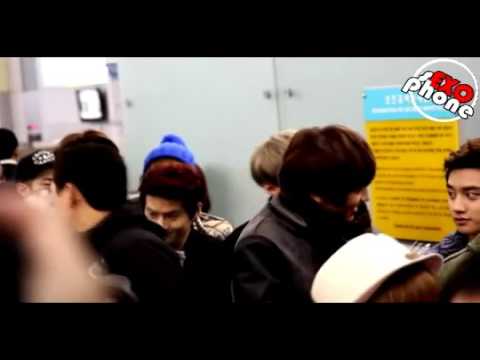 [Chansoo] 121122 EXO-K Chanyeol & D.O @ Incheon airport John MkNoga