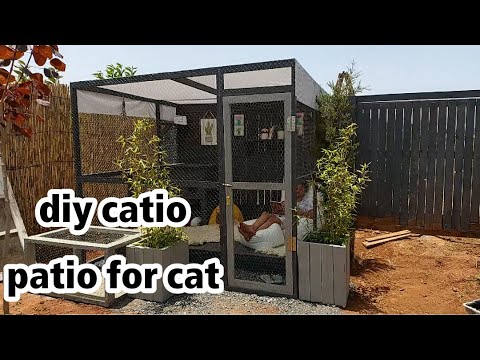 DIY - Building My Cat an Outdoor House /CATIO -Patio for Cat
