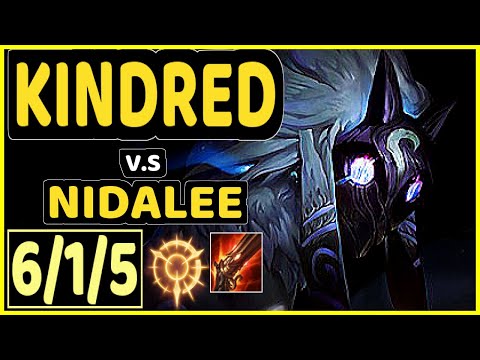 SEVENARMY (KINDRED) vs NIDALEE - 6/1/5 KDA JUNGLE GAMEPLAY - EUW Ranked GRANDMASTER