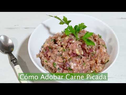 Cómo Adobar Carne Picada 🥩