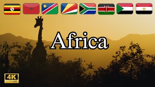 4K Africa Tour | The Most Beautiful Places in 20+ African Countries