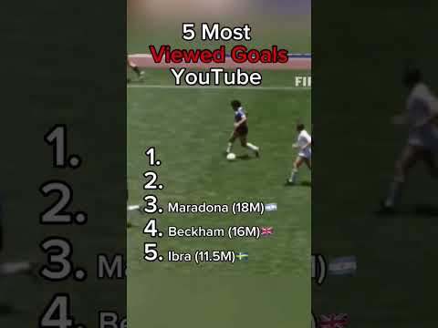 5 most viewed goals in football 11!