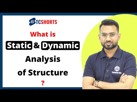 Static Analysis & Dynamic Analysis of Structure | tcshorts | Technical civil
